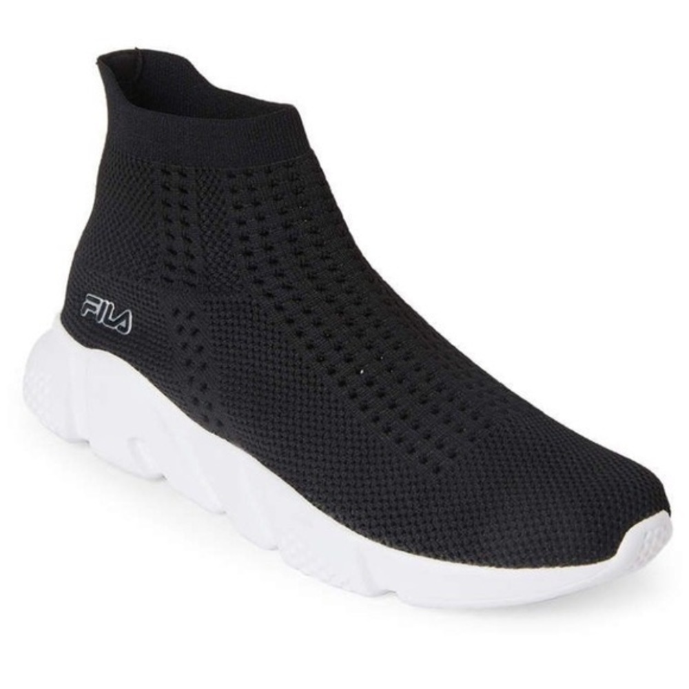 Fila Shoes Like New Fila Sauza Stretch Knit Hi Top Sneakers